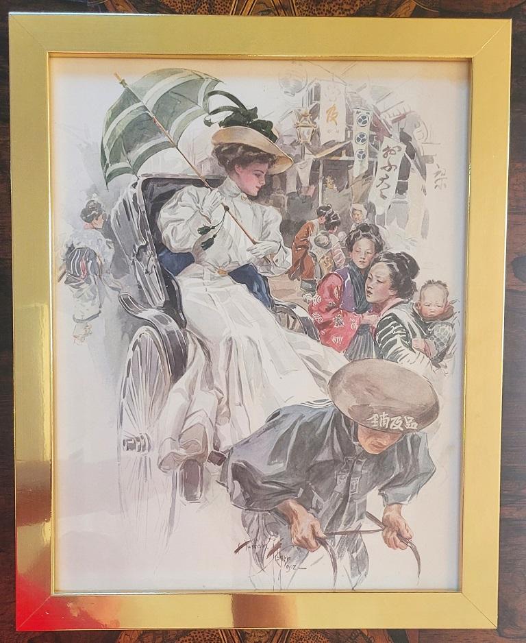 ‘The American Girl in Japan’ by Harrison Fisher For Sale 5