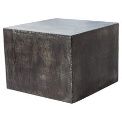 " The Golden Vein" Concrete Side Table by Dylan Myers Design