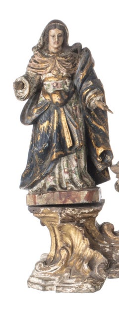 "The Holy Family" Sculpture, 18th Century