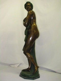 "Venus Italica" Bronze Sculpture Signed "Canova"