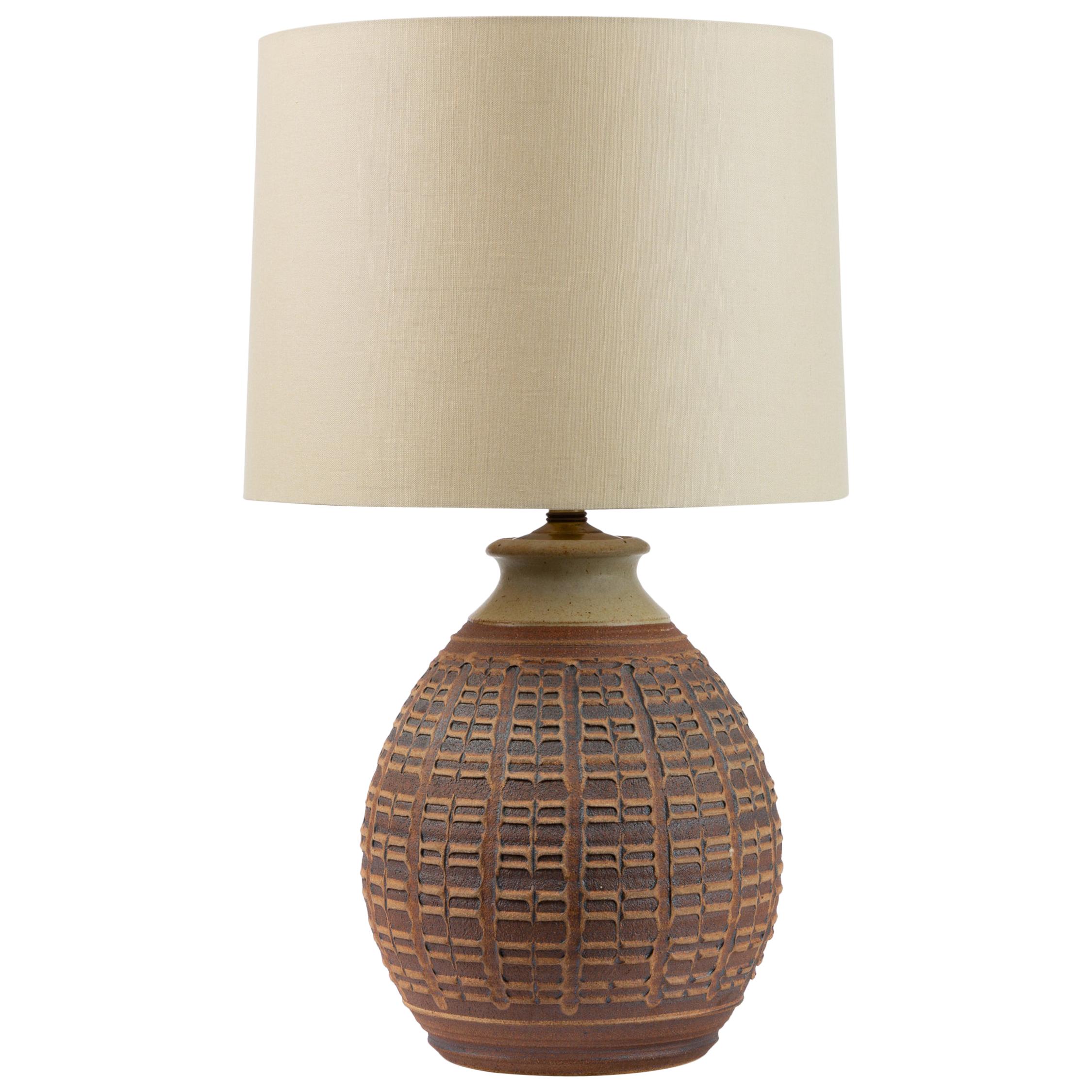 0-Series Stoneware Lamp by Bob Kinzie for Affiliated Craftsmen