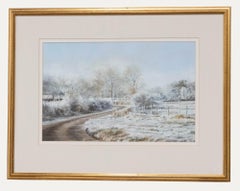 Christopher Stolworthy - Pastel contemporáneo enmarcado, Escarcha matutina