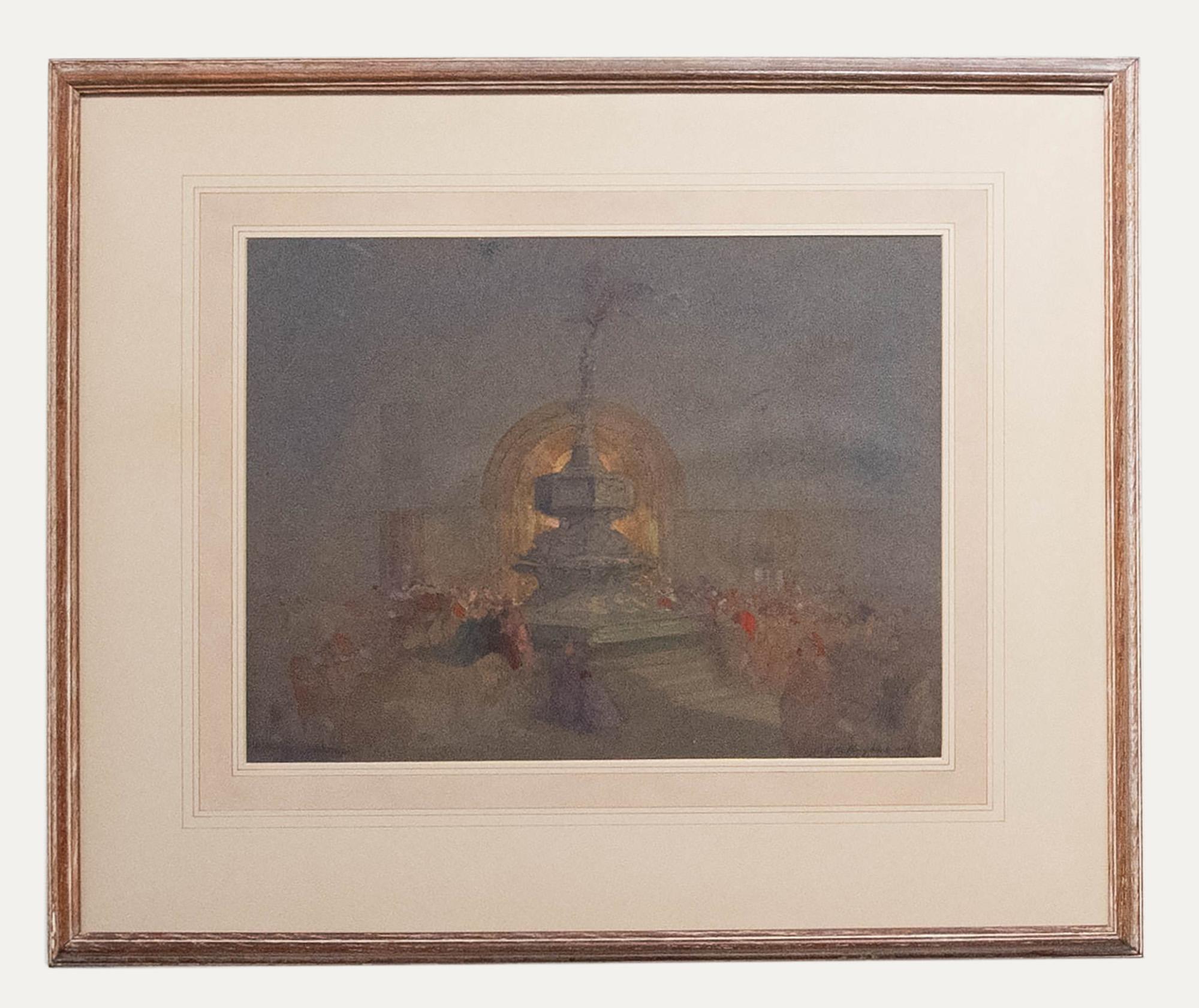 Hugh Bellingham-Smith (1866–1922) - Late 19th Century Watercolour, The Monument