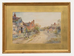 Charles Henry C. Baldwyn (1859-1943) - Framed Watercolour, Moore Village