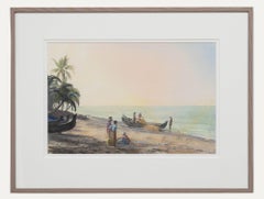 Susan Beaulah (b.1943) - 20th Century Watercolour, At Peace