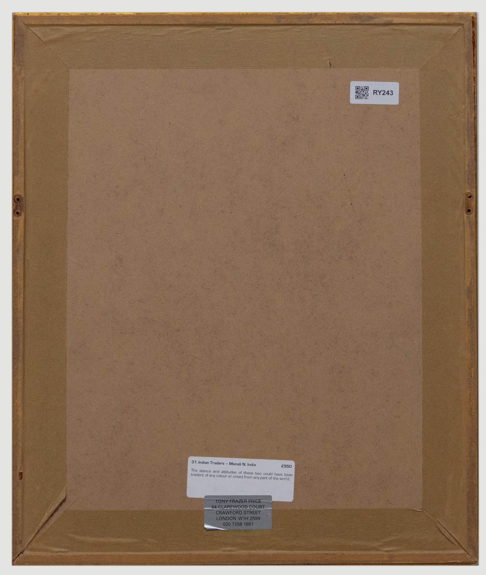 Frazer Price  - 2004 Acuarela, Comerciantes - Portrait Beige de Unknown