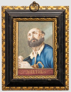 Italian School 19th Century Watercolour - St. Peter