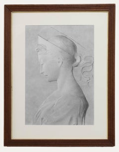 Después de Donatello  - Dibujo al carboncillo del siglo XIX, Santa Celia