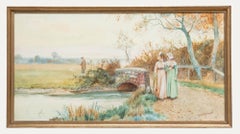 Alfred E. Wragge (1856-1937) - Framed Watercolour, An Unexpected Acquaintance