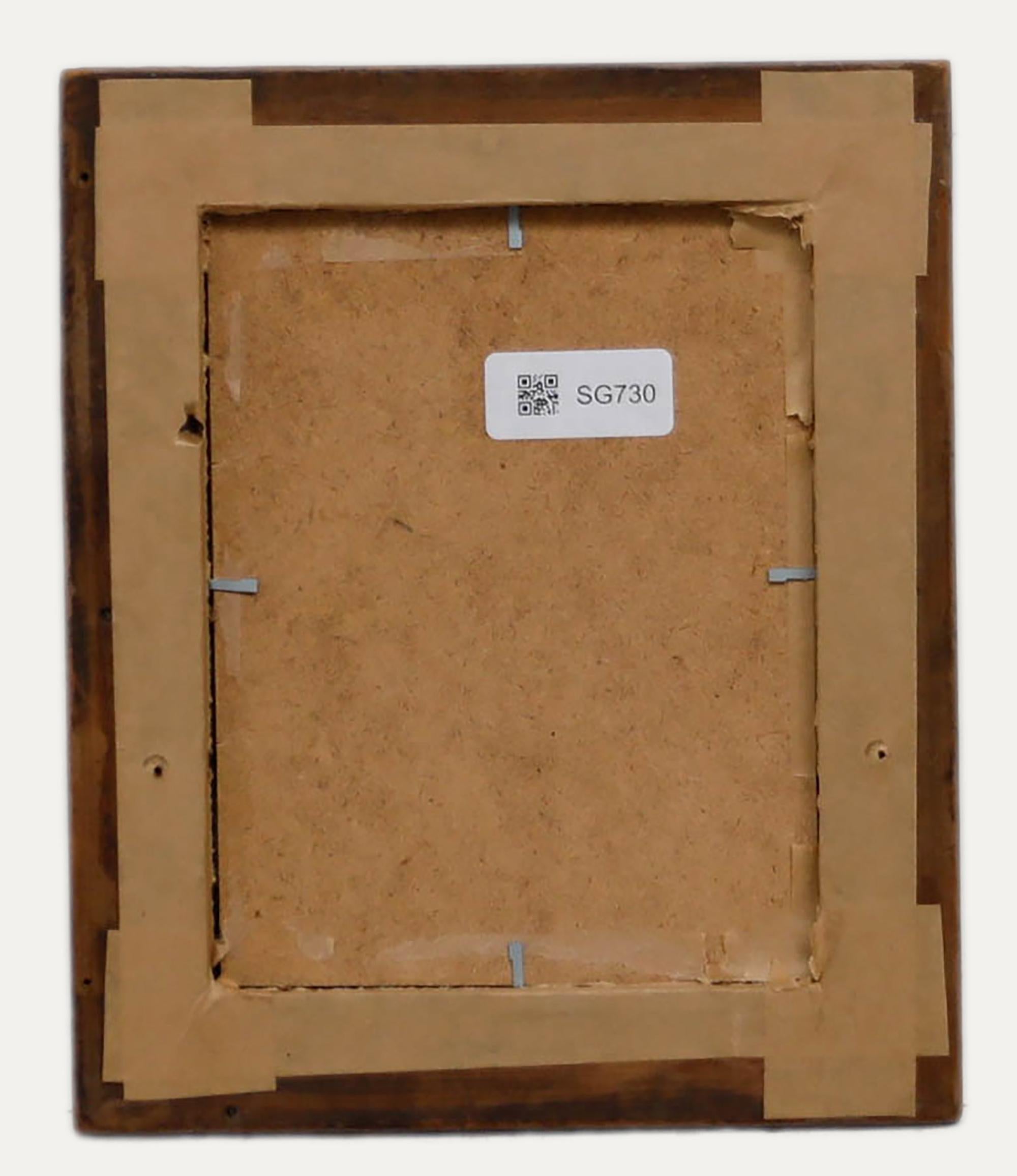 A beautiful late 19th century bird's eye maple frame with gilt internal window and glazing.Measurements for the frame: Window 19cm X 16cm. Rebate 20.5cm X 17cm. Overall size 32.5cm X 29.5cm