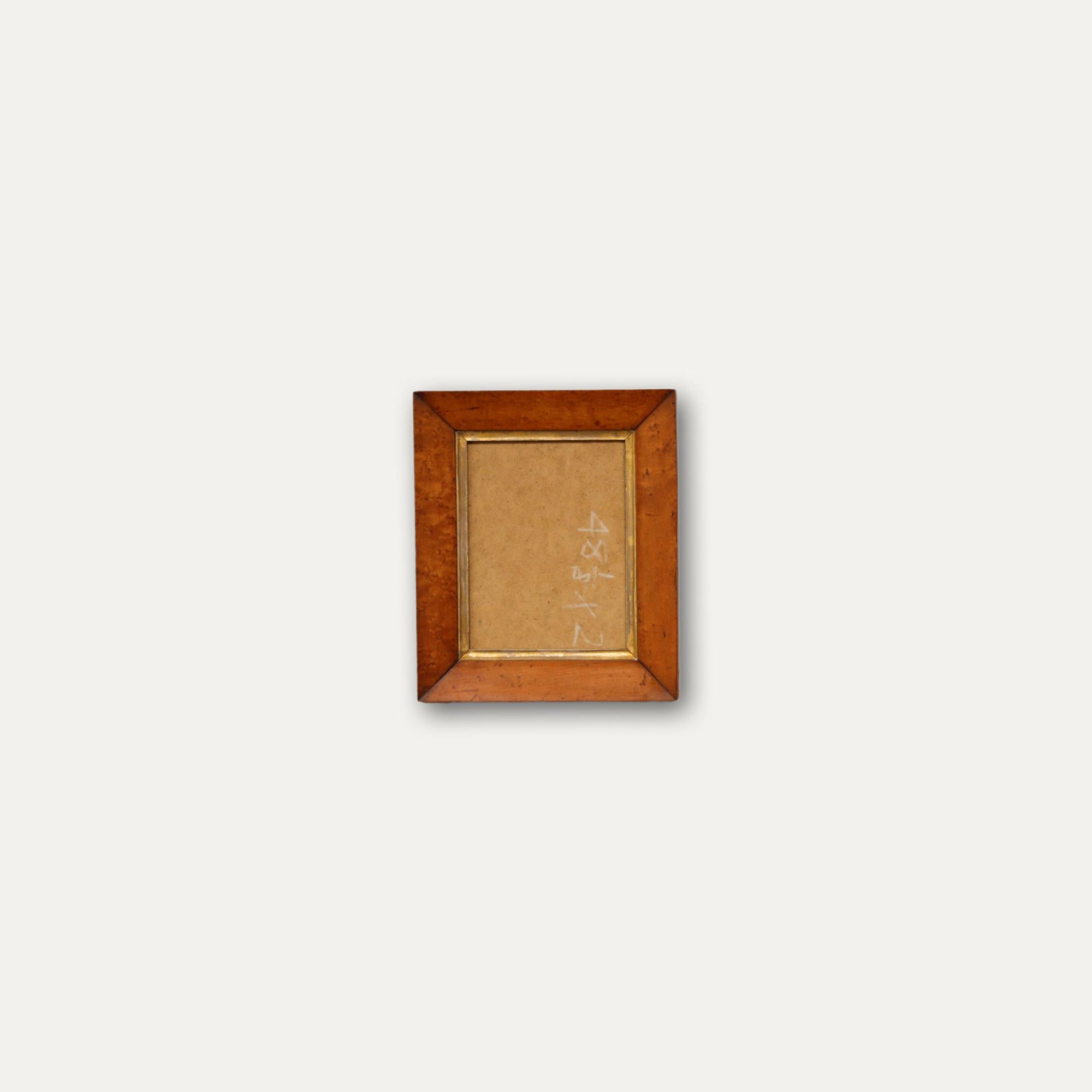 Fine Late 19th Century Bird's Eye Maple Picture Frame For Sale 2