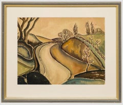 Norman Whitehead (1915-1983) - Framed Watercolour, Country Roads