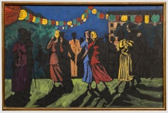 Jean Galtier-Boissiere (1891-1966) - Early 20th Century Gouache, A Garden Party