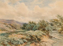 Arthur Wilde Parsons RA (1854-1931) - Acquerello del 1891, Spostamento della mandria
