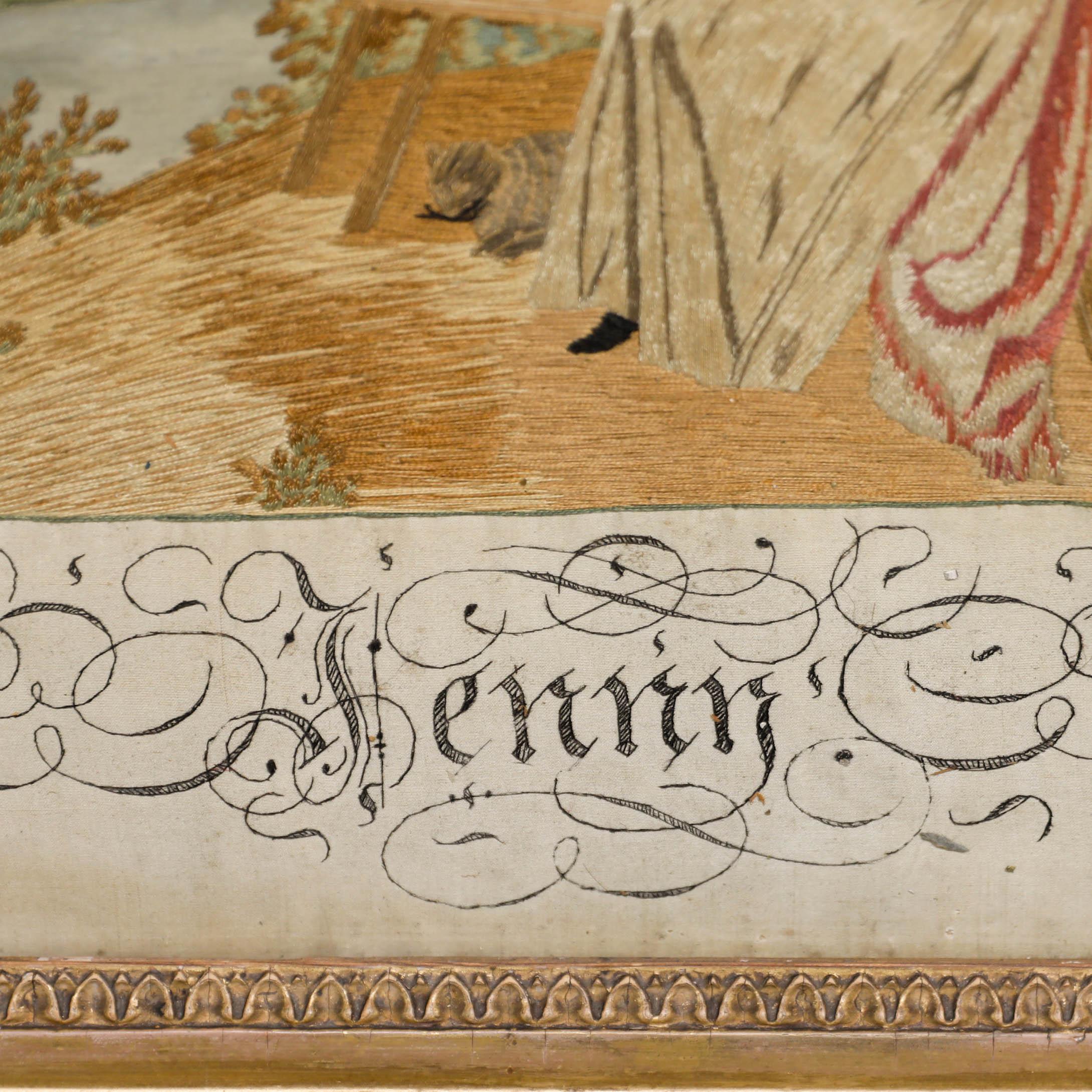 Broderie du début du 19ème siècle - Jenny en vente 2
