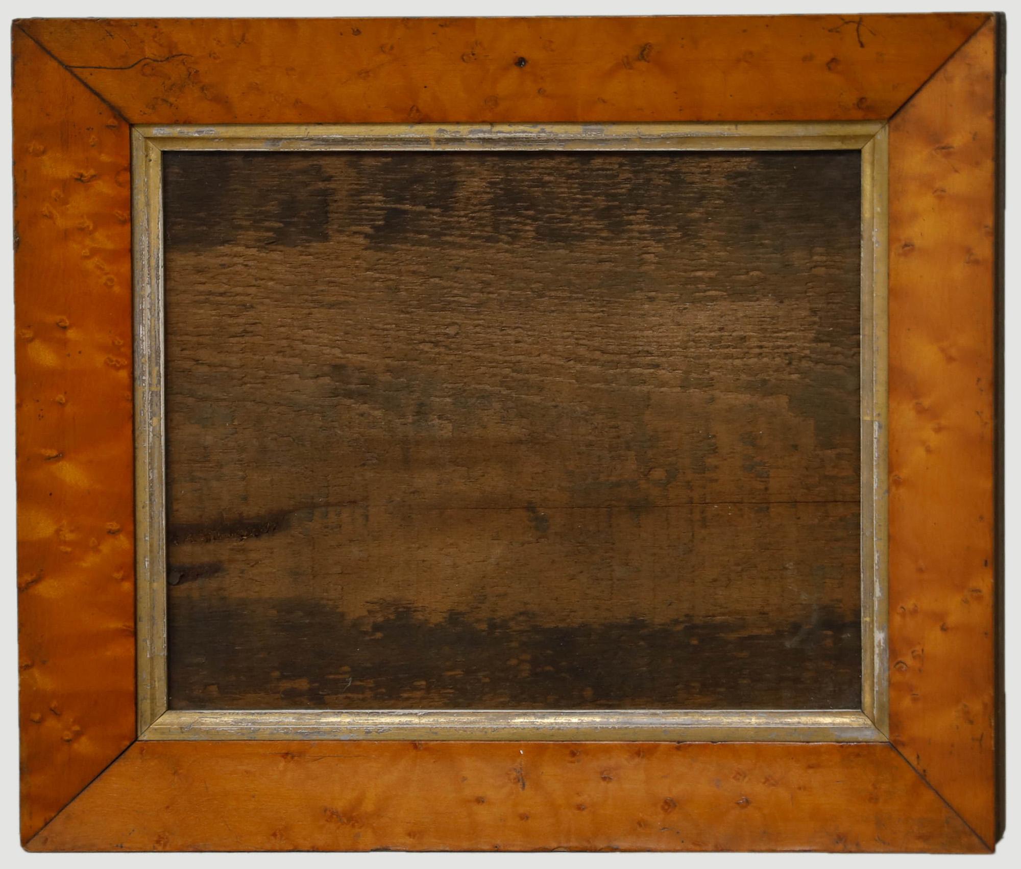 Early 20th Century Bird's Eye Maple Picture Frame