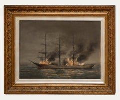 Early 20th Century Watercolour - The Marion Frazer Ablaze
