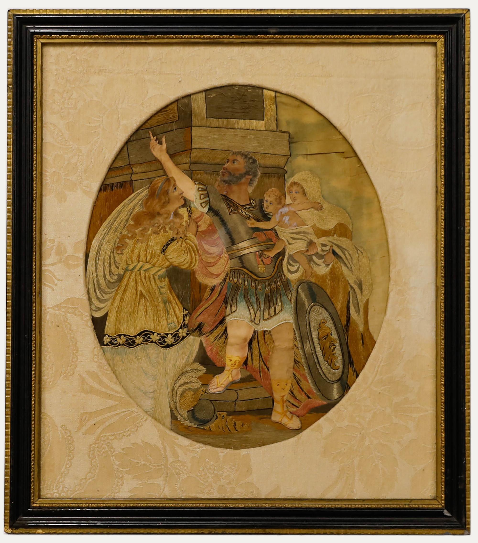 Dopo Giovanni Battista Cipriani - Ricamo del secolo, La partenza di Ettore - Art di Unknown