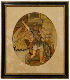 After Giovanni Battista Cipriani - Century Embroidery, The Departure of Hector