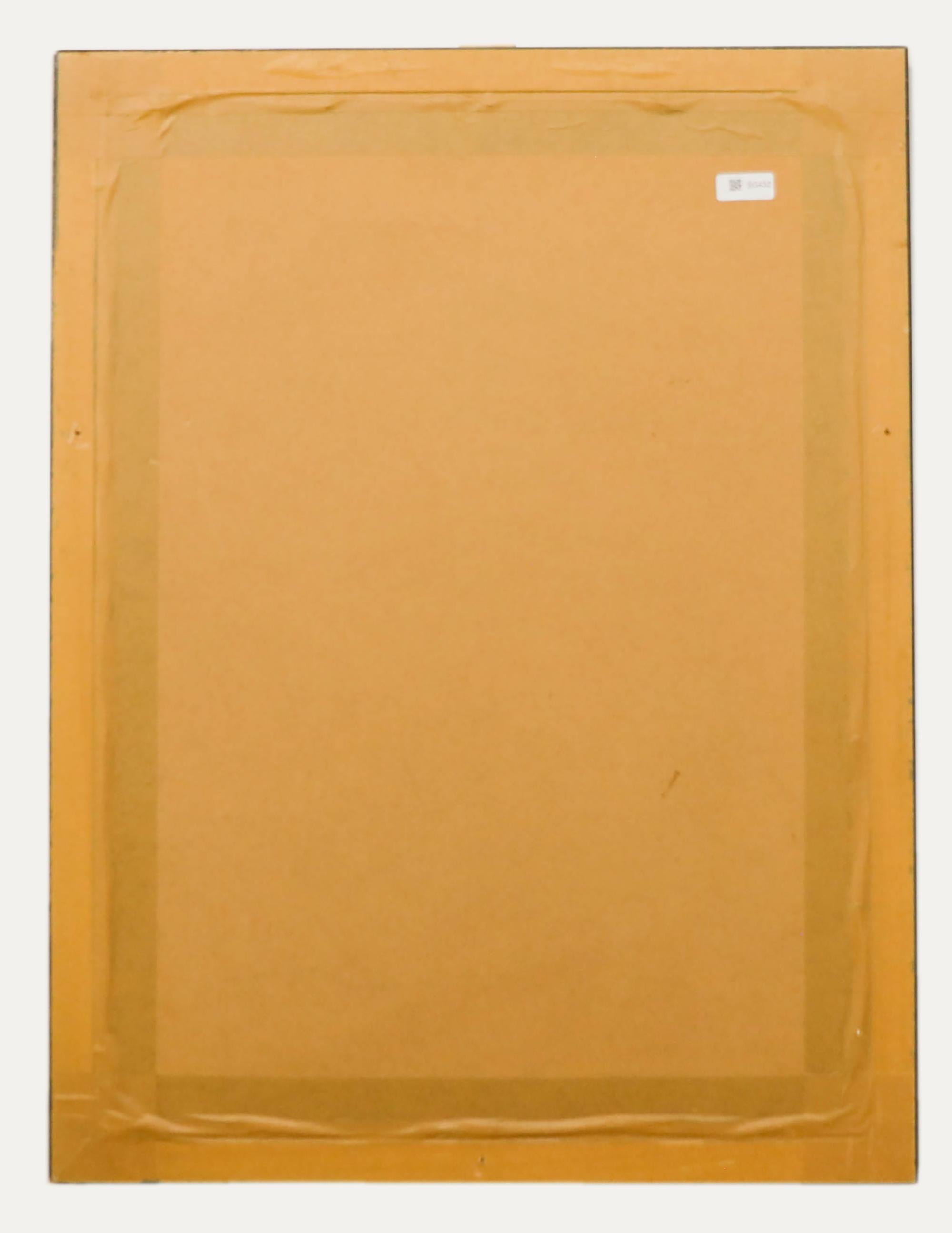 Malcolm, dessin au fusain du 20e siècle encadré, nu debout - Beige Nude par Unknown