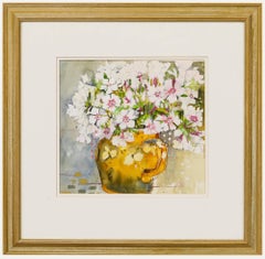 Nola Armstrong - 20th Century Watercolour, Phlox