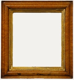 Rare 19th Century Bird's Eye Maple Picture frame with Bolection Profile