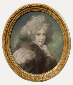 Dopo Sir Thomas Lawrence - Pastello del XIX secolo, Ritratto di Elizabeth Lawrence