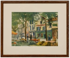 John Weston - Aquarell des frühen 20. Jahrhunderts, Old Montmartre