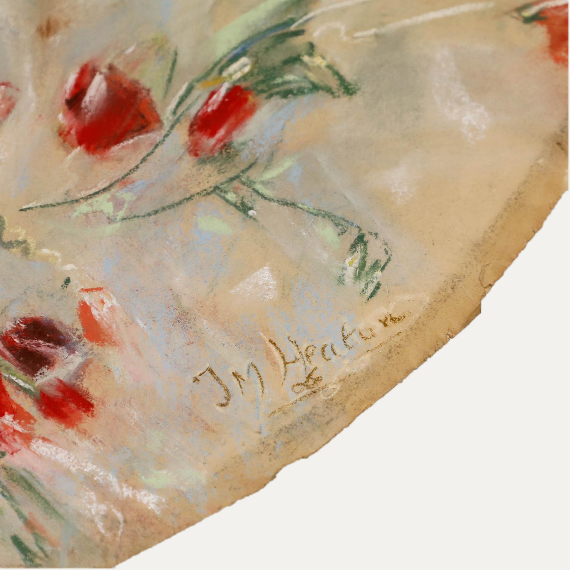 J. M. Heaton - Late 19th Century Watercolour, Mother and Daughter For Sale 1