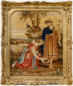 19th Century Embroidery - Rebecca at the Well