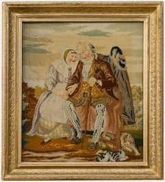 19th Century Embroidery - The Happy Couple