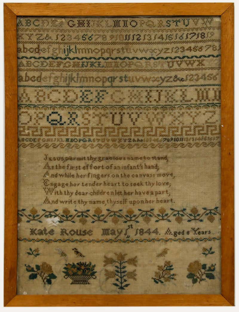 Antique Samplers - 177 For Sale on 1stDibs | antique samplers for sale ...