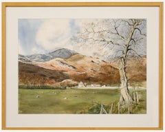 Enid Mildred Gear  - 1980 Watercolour, Cumbrian Hill Farm
