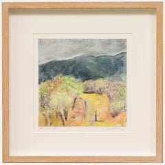 Sue Rowling - Framed Contemporary Watercolour, Mountain Pass
