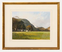 David Green - Framed 20th Century Gouache, Early Spring, Borrowdale