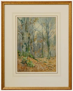 Ralph W. Bardill (1876-1935) - Framed Watercolour, Beechwood on a November Day