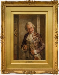 William John Wainwright (1855-1931) - Watercolour, The Dancing Master