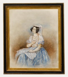 1884 Watercolour - Portrait of Lady Mary Paget