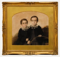 J. Buchanan - 1859 Watercolour, The Brothers