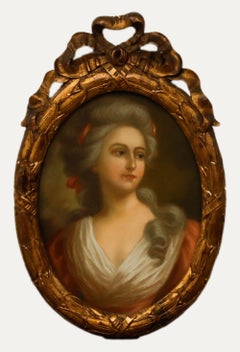 Attrib. Johann Tischbein (1751-1829)  - 18th Century Pastel, Lady of Court