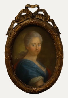 Atrib. Johann Tischbein (1751-1829)- Pastel del siglo XVIII, María Luisa de Parma