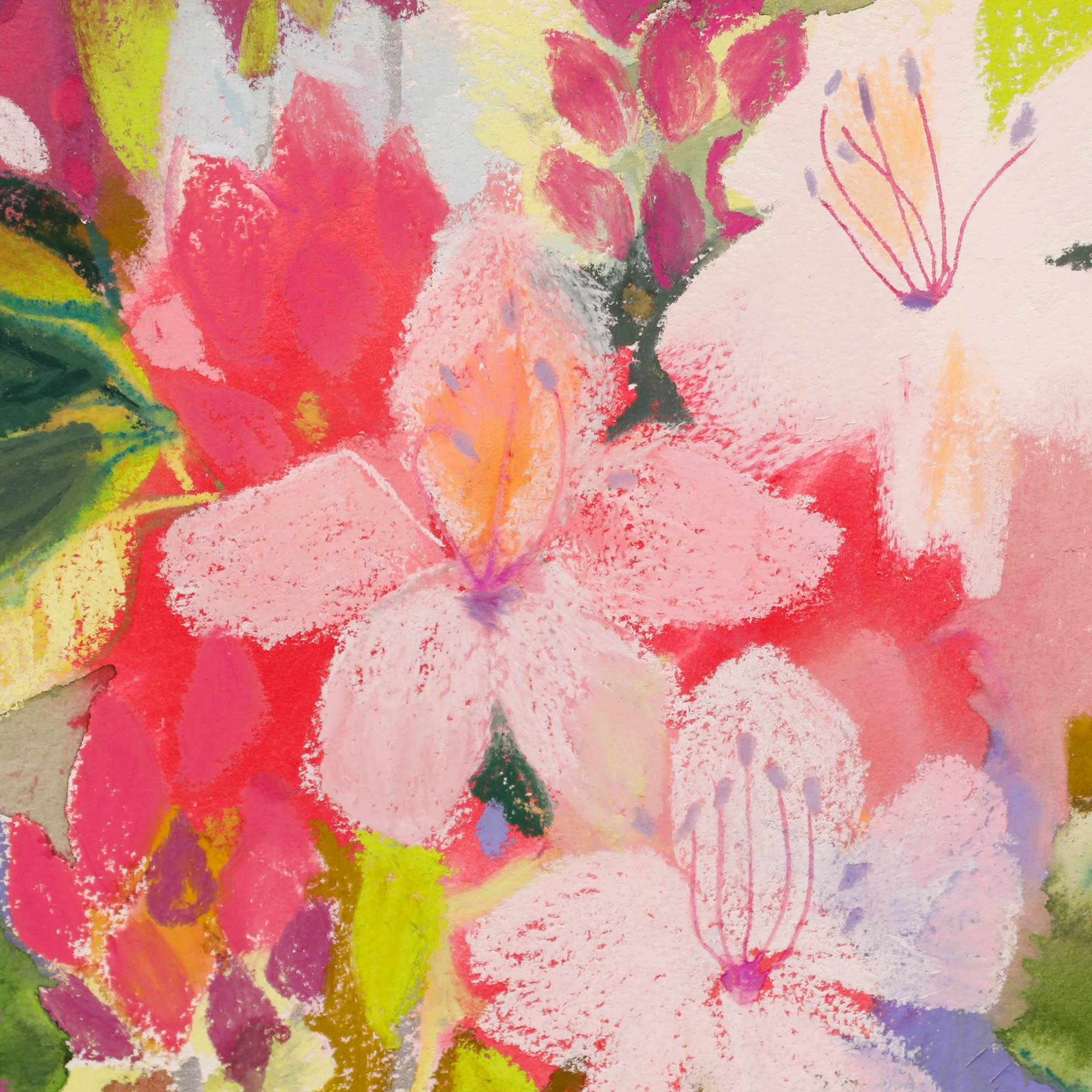 Nola Armstrong - Pastel del siglo XX, Planta de hibisco en venta 1