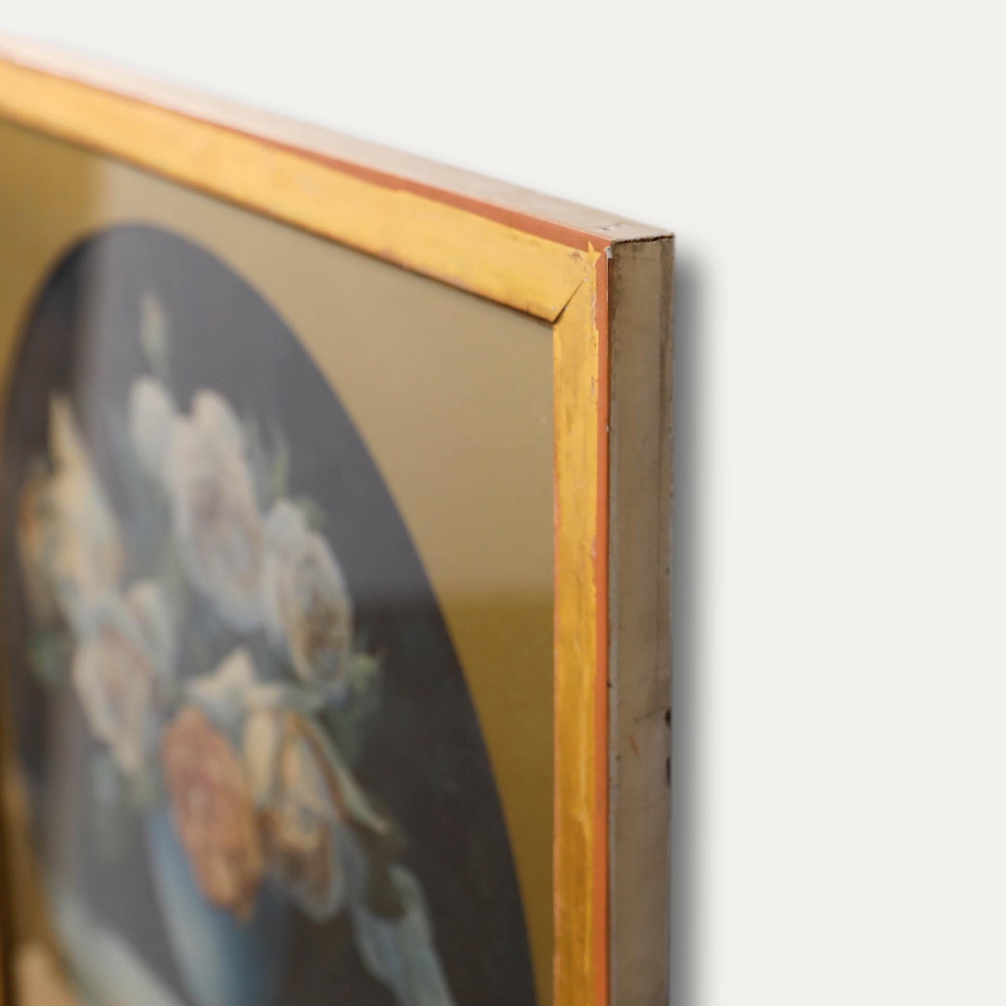 A. Fournerie - Framed Early 20th Century Watercolour, Still Life of Roses For Sale 1