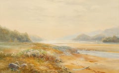 1912 Watercolour - The Beach At Dusk