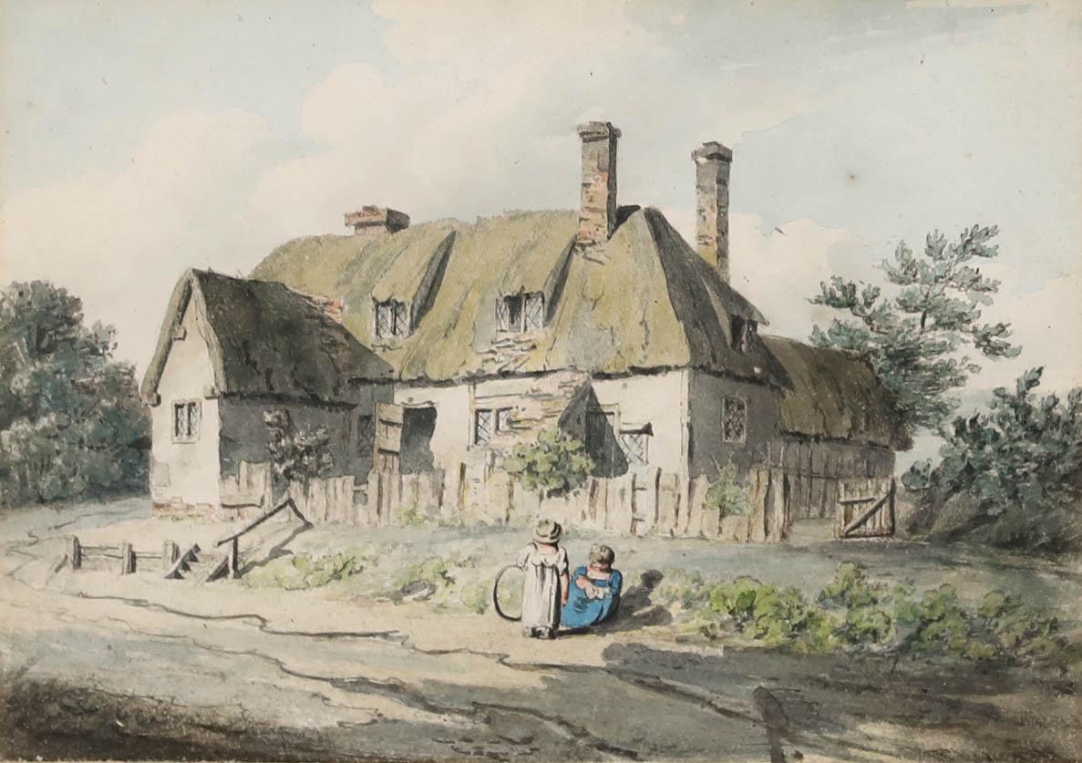 John Preston Neale (1780-1847) - Acuarela enmarcada, Cabaña en Bloomfield - Art de Unknown