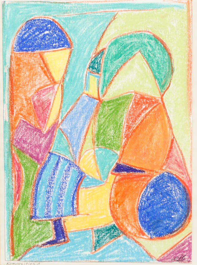 Erwin Steinhauser (1939-2023) - 20th Century Pastel, Abstract Composition - Art by Unknown