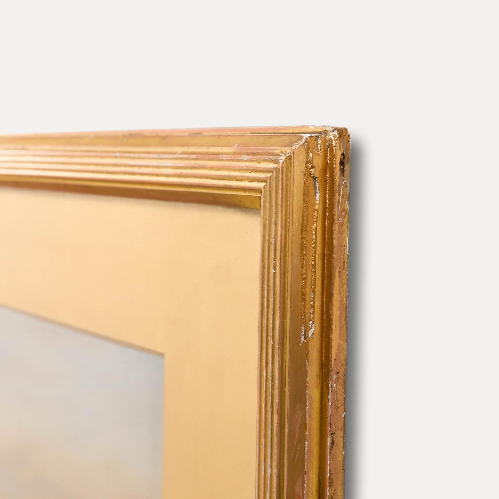 Un raffinato acquerello del XIX secolo dell'artista britannico Thomas Sewell Robins. Cattura la periferia di una città rurale sul Reno. Rifinito con il colore del corpo e ben presentato in una montatura e cornice con effetto dorato. Firmato in basso