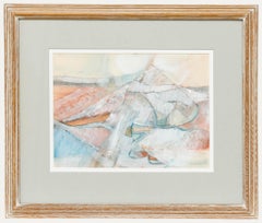 Beverley Peter Meyers (1949-2016) - Pastel de 1983, El pico de la montaña