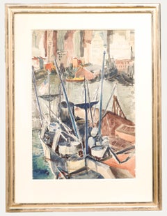 Contemporary Watercolour - City Harbour