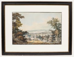 Antique English School Early 19th Century Watercolour - A View of Bath